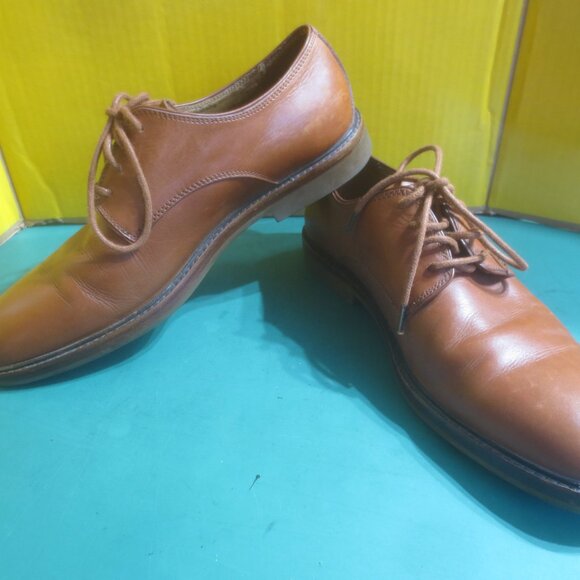 Classic Genuine Coach Lace Up Round Toe Brown Dress Shoes - 11.5 Men's. - Picture 6 of 12